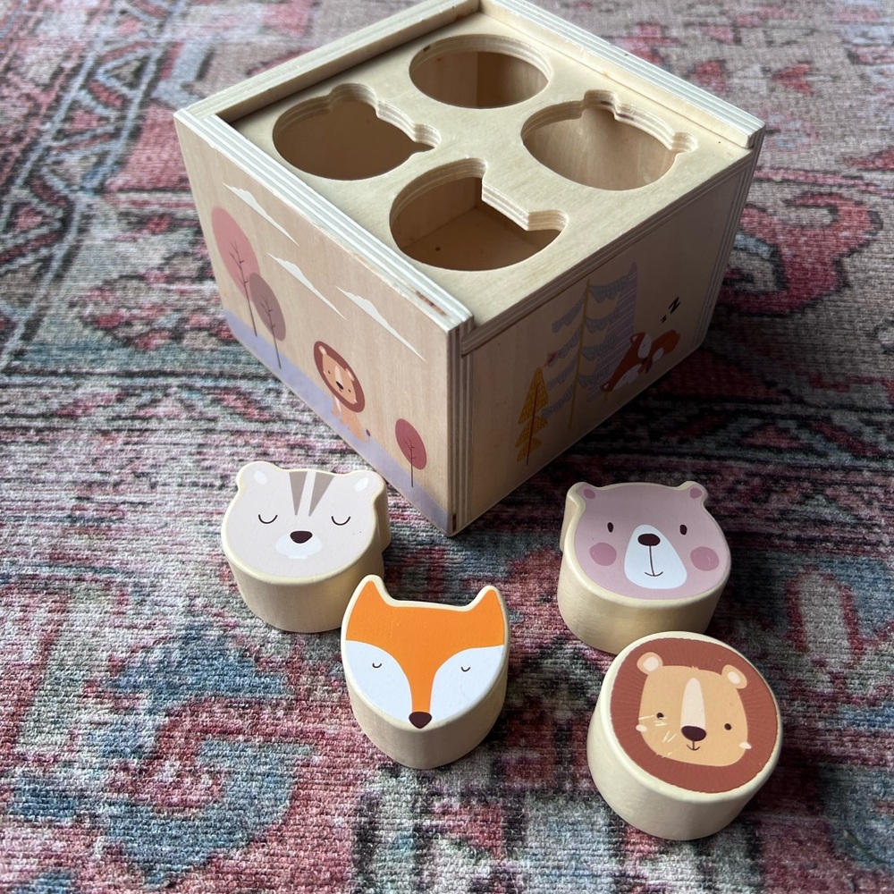 Woodland Animal Shape Sorter Toy